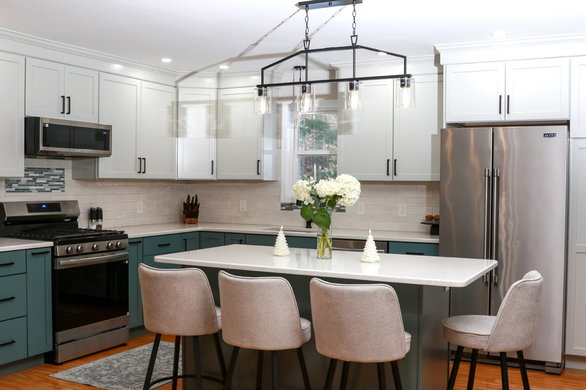 Mint to Be - Serene Greens Refresh an Outdated Kitchen