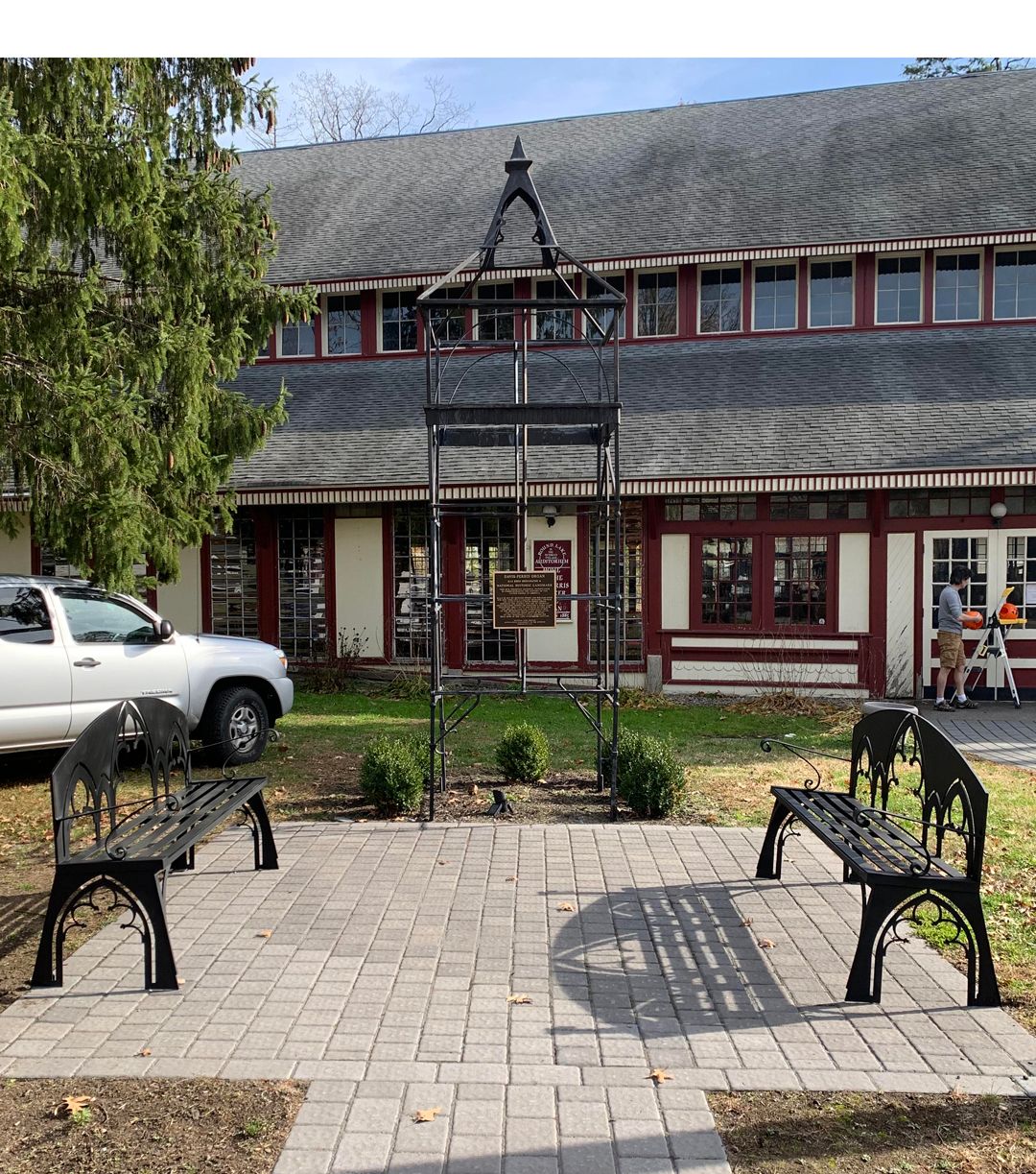 Iron Forge Bench and Patio