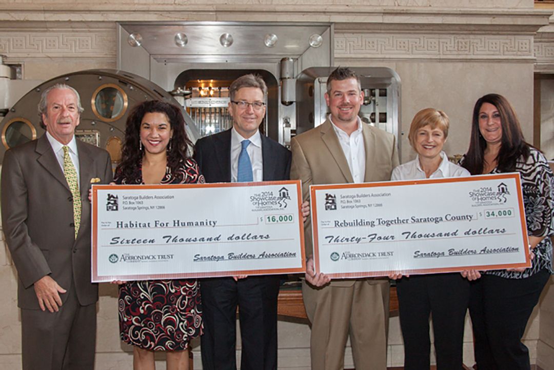 Showcase of Homes Charity Check Presentation 2014